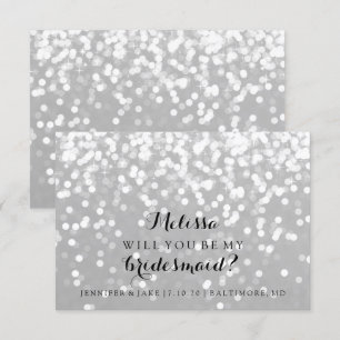 Will You Be My Bridesmaid Card - Sparkling Fab You