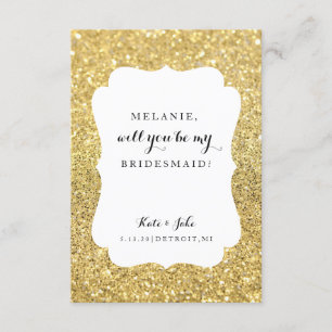 Will You Be My Bridesmaid Card - Wedding Day Glam
