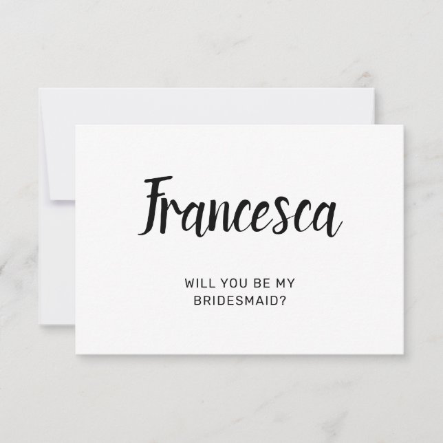 Will You Be My Bridesmaid Cards (Front)