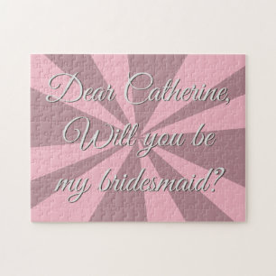 Will You Be My Bridesmaid Challenge Jigsaw Puzzle