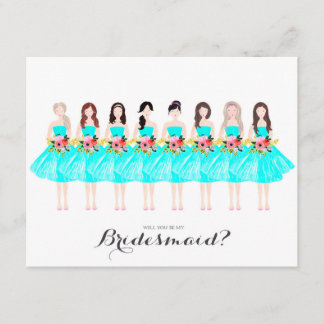 Will you be my bridesmaid custom card