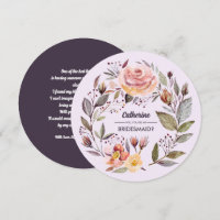 Will you be my Bridesmaid? Fall Flower Wreath