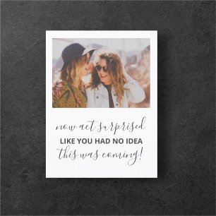 Will You Be My Bridesmaid Funny Photo Invitation Postcard