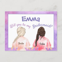 Will You Be My Bridesmaid/Girls From behind/lilacs