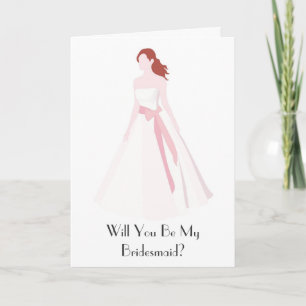 Will you be my bridesmaid? invitation
