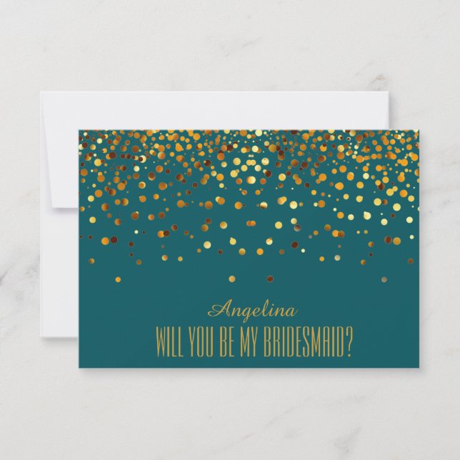 Will you be my bridesmaid? invitation (Front)