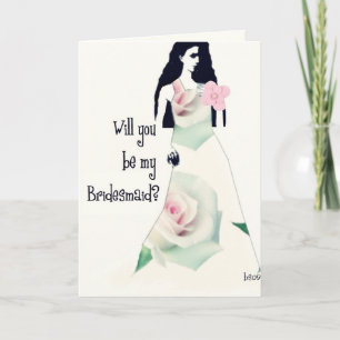 will you be my bridesmaid? invitation
