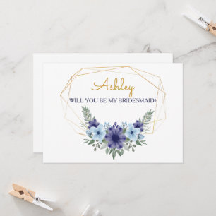Will you be my bridesmaid? invitation