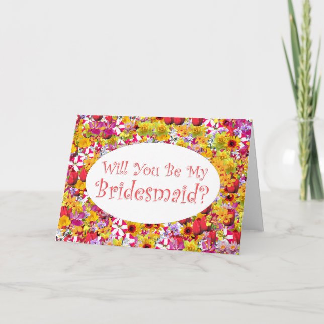 Will You Be My Bridesmaid? Invitation (Front)