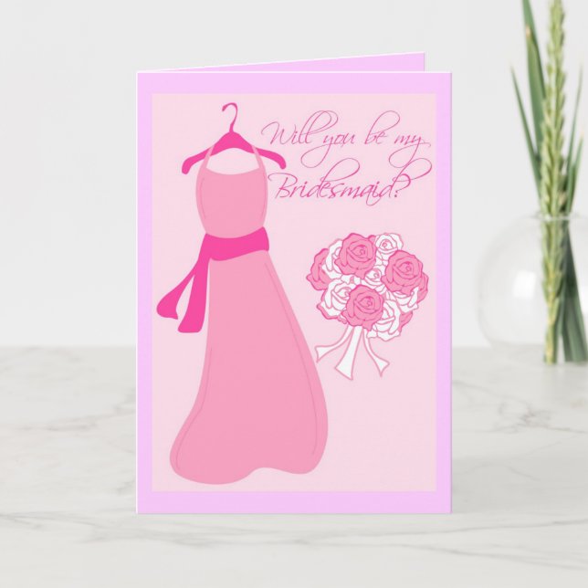 Will you be my Bridesmaid? Invitation (Front)