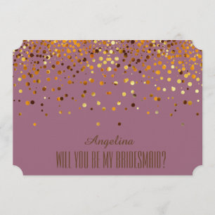 Will you be my bridesmaid? invitation