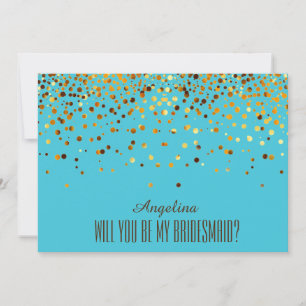 Will you be my bridesmaid? invitation