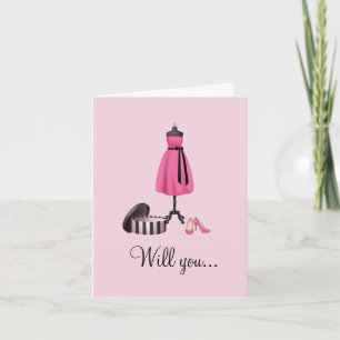 Will you be my Bridesmaid Invitation