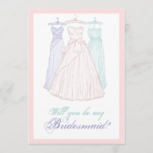 Will you be my Bridesmaid? Invitation