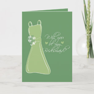 "Will you be my Bridesmaid?" Invitation