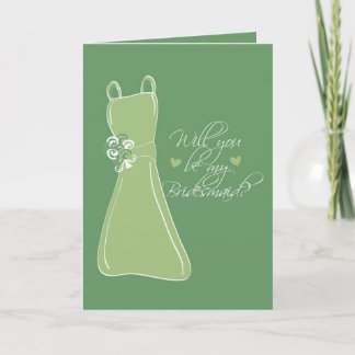 "Will you be my Bridesmaid?" Invitation