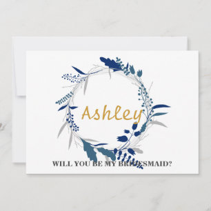 Will you be my bridesmaid? invitation