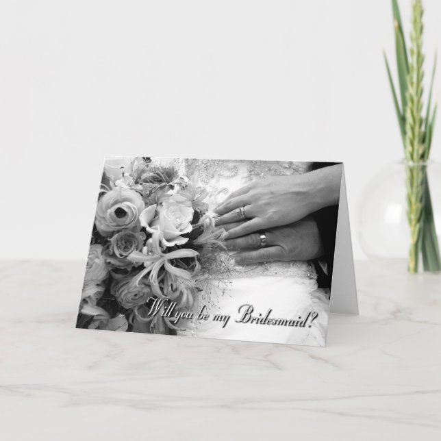 Will you be my Bridesmaid Invitation (Front)