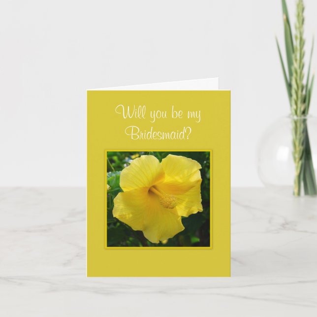 Will you be my Bridesmaid? Invitation (Front)