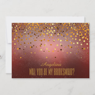 Will you be my bridesmaid? invitation