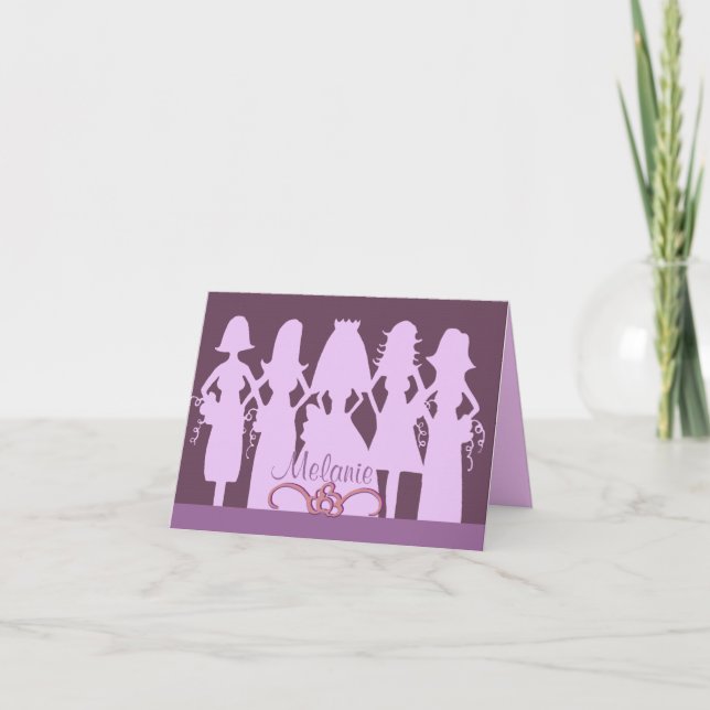 Will you be my bridesmaid invitation (Front)