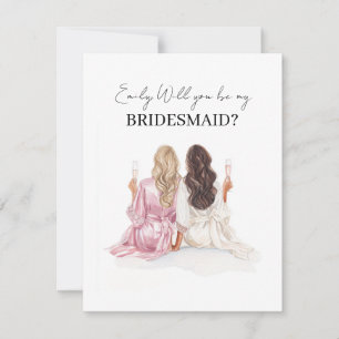 Will You Be My Bridesmaid Invitation