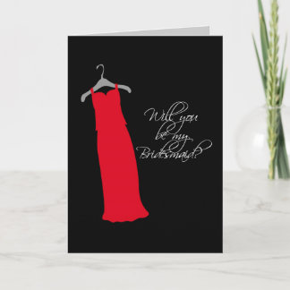 "Will you be my Bridesmaid?" Invitation