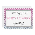 Will you be my bridesmaid?