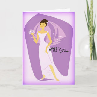Will You Be My Bridesmaid Invitation Card