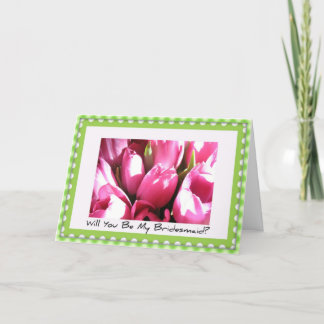 Will You Be My Bridesmaid Invitation Card
