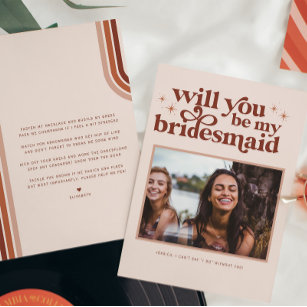 Will you be my Bridesmaid/Maid of Honour Proposal  Announcement