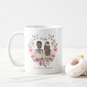 Will you be my Bridesmaid/Maid of Honour Proposal Coffee Mug