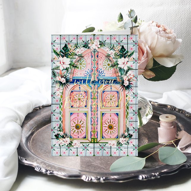 Will you be my Bridesmaid/Maid of Honour Proposal  Foil Greeting Card (Creator Uploaded)