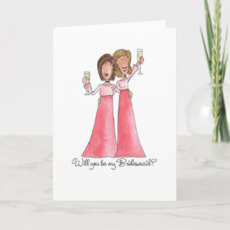 Will You Be My Bridesmaid Note Card
