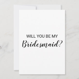 Will You Be My Bridesmaid Notecards