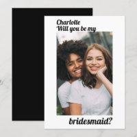 Will You Be My Bridesmaid Photo Personalised