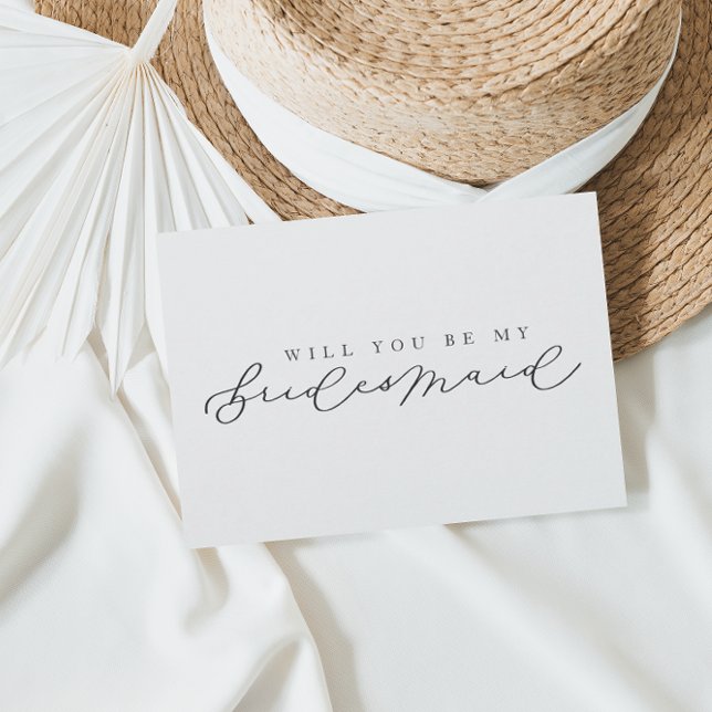 Will You Be My Bridesmaid Photo Proposal Card (Creator Uploaded)