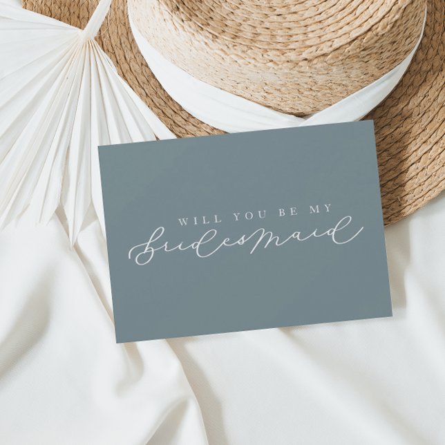 Will You Be My Bridesmaid Photo Proposal Card (Creator Uploaded)