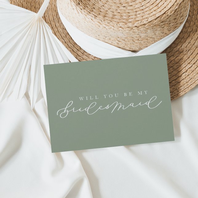 Will You Be My Bridesmaid Photo Proposal Card (Creator Uploaded)