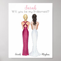 Will you be my Bridesmaid poster