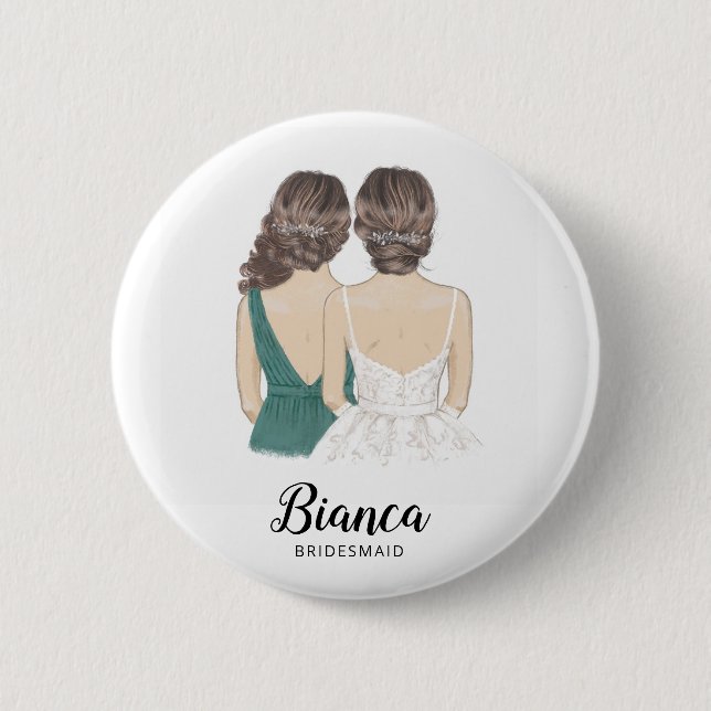 Will You Be My Bridesmaid Proposal Badge (Front)