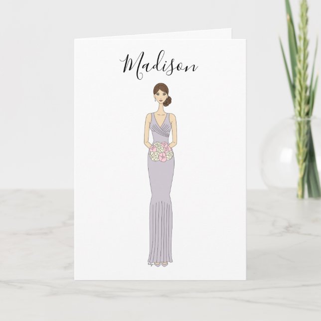 Will You Be My Bridesmaid Proposal Card (Front)