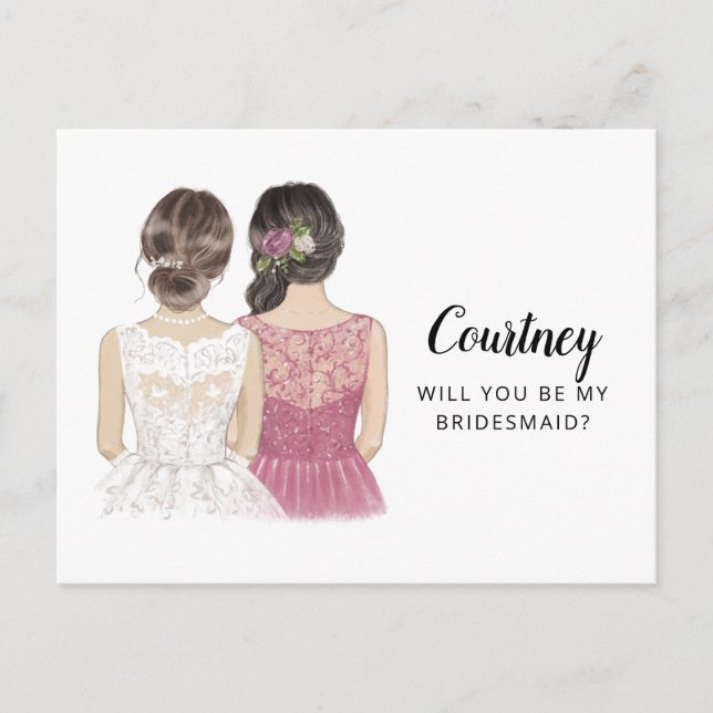 Will You Be My Bridesmaid Proposal Card (Front)