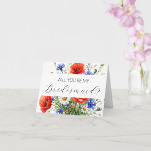 Will you be my Bridesmaid proposal card