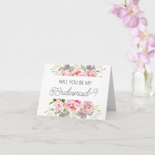 Will you be my Bridesmaid proposal card