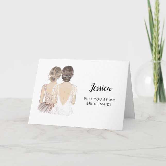 Will You Be My Bridesmaid Proposal Card (Front)