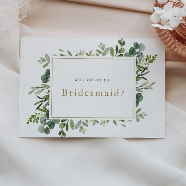 "Will you be my bridesmaid?" proposal card (Creator Uploaded)