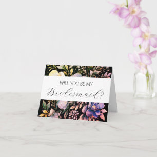 Will you be my Bridesmaid proposal card