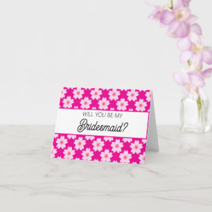 Will you be my Bridesmaid proposal card