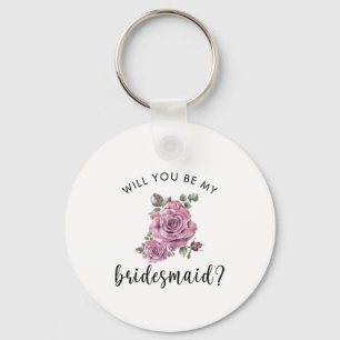Will you be my Bridesmaid Proposal heartfelt Key Ring